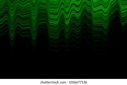 Dark Green vector background with bubble shapes. An elegant bright illustration with gradient. The elegant pattern for brand book.
