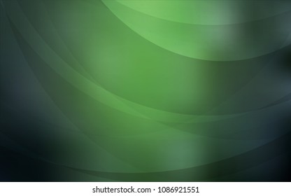 Dark Green vector background with bubble shapes. A sample with blurred bubble shapes. Marble design for your web site.