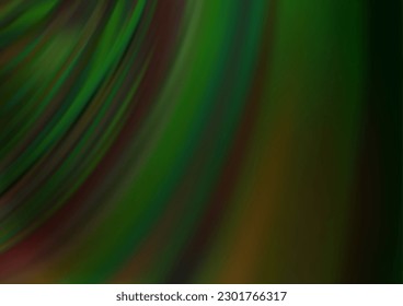 Dark Green vector background with bubble shapes. Geometric illustration in marble style with gradient.  The elegant pattern for brand book.