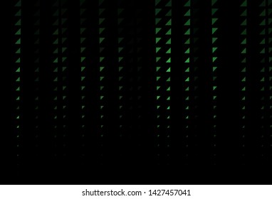 Dark Green vector background with bubbles. Blurred decorative design in abstract style with bubbles. Pattern of water, rain drops.