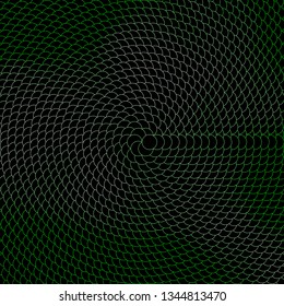 Dark Green vector background with circles. Colorful illustration with gradient dots in nature style. Pattern for booklets, leaflets.