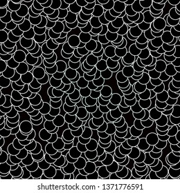 Dark Green vector background with circles. Colorful illustration with gradient dots in nature style. Design for your commercials.