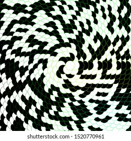Dark Green vector background with circles. Abstract decorative design in gradient style with bubbles. Pattern for websites, landing pages.