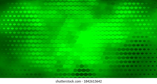Dark Green vector background with circles. Colorful illustration with gradient dots in nature style. Pattern for booklets, leaflets.