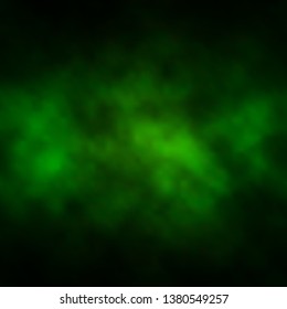 Dark Green vector background with clouds. Abstract colorful clouds on gradient illustration. Template for websites.