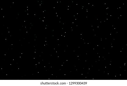 Dark Green vector background with colored stars. Shining colored illustration with stars. The pattern can be used for new year ad, booklets.