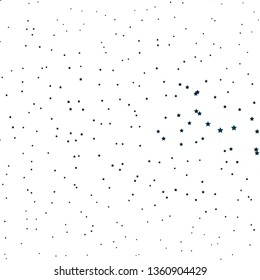 Dark Green vector background with colorful stars. Decorative illustration with stars on abstract template. Best design for your ad, poster, banner.