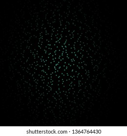 Dark Green vector background with colorful stars. Shining colorful illustration with small and big stars. Design for your business promotion.