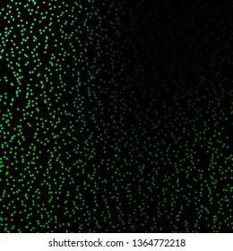 Dark Green vector background with colorful stars. Colorful illustration with abstract gradient stars. Best design for your ad, poster, banner.