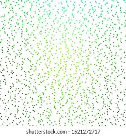 Dark Green vector background with colorful stars. Shining colorful illustration with small and big stars. Theme for cell phones.
