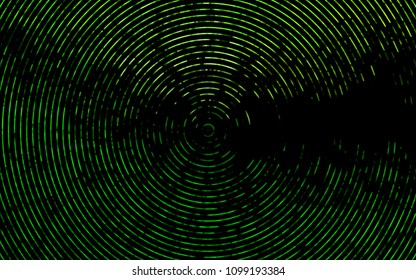 Dark Green vector background with curved circles. Brand new colored illustration in marble style with gradient. A completely new marble design for your business.