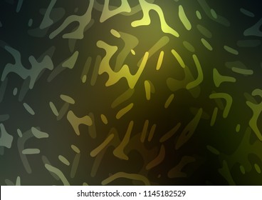 Dark Green vector background with curved circles. Creative geometric illustration in marble style with gradient. Textured wave pattern for backgrounds.