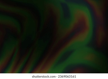 Dark Green vector background with curved circles. Brand new colored illustration in marble style with gradient. Textured wave pattern for backgrounds.