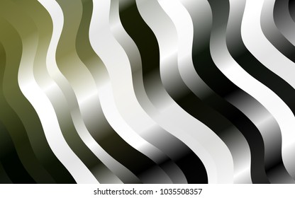 Dark Green vector background with lamp shapes. An elegant bright illustration with gradient. The elegant pattern for brand book.