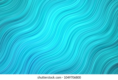 Dark Green vector background with lamp shapes. A sample with blurred bubble shapes. Pattern for your business design.