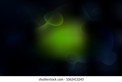 Dark Green vector background with lamp shapes. A completely new color illustration in memphis style. The elegant pattern for brand book.