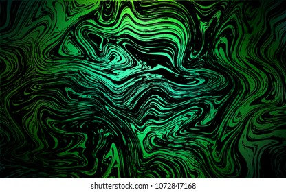 Dark Green vector background with lamp shapes. An elegant bright illustration with gradient. The template for cell phone backgrounds.