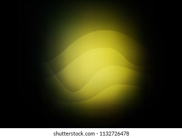 Dark Green vector background with lamp shapes. Shining crooked illustration in marble style. Brand new design for your ads, poster, banner.