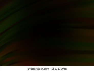 Dark Green vector background with lamp shapes. Creative illustration in halftone marble style with gradient. The template for cell phone backgrounds.