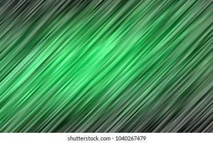 Dark Green vector background with lava shapes. Shining illustration, which consist of blurred lines, circles. Textured wave pattern for backgrounds.