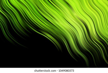 Dark Green vector background with lava shapes. Geometric illustration in marble style with gradient.  The template for cell phone backgrounds.