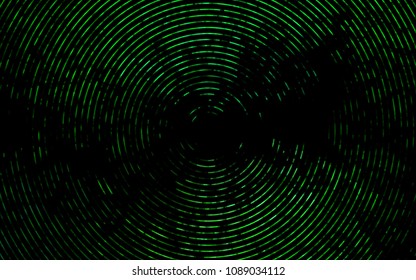 Dark Green vector background with lava shapes. Colorful abstract illustration with gradient lines. A completely new marble design for your business.