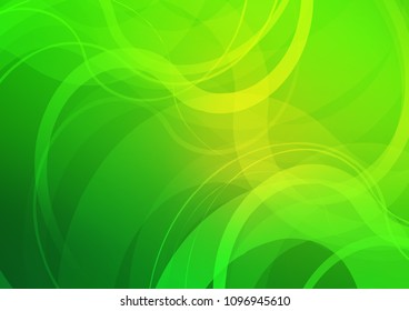 Dark Green vector background with lava shapes. Colorful abstract illustration with gradient lines. Marble design for your web site.