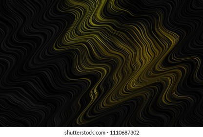 Dark Green vector background with lava shapes. Colorful illustration in abstract marble style with gradient. Textured wave pattern for backgrounds.