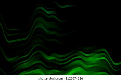 Dark Green vector background with lava shapes. Geometric illustration in marble style with gradient.  A completely new marble design for your business.