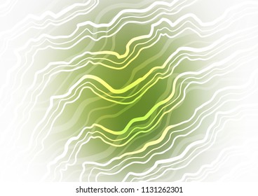 Dark Green vector background with lava shapes. Brand new colored illustration in marble style with gradient. New composition for your brand book.