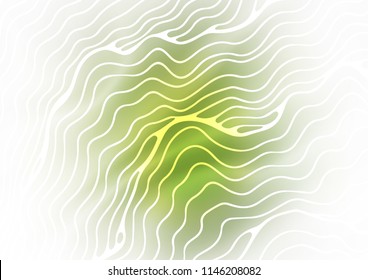 Dark Green vector background with lava shapes. A completely new color illustration in marble style. Textured wave pattern for backgrounds.