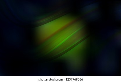 Dark Green vector background with lava shapes. Brand new colored illustration in marble style with gradient. A completely new memphis design for your business.