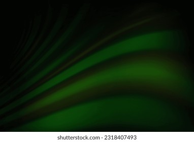 Dark Green vector background with lava shapes. Colorful illustration in abstract marble style with gradient. A new texture for your  ad, booklets, leaflets.