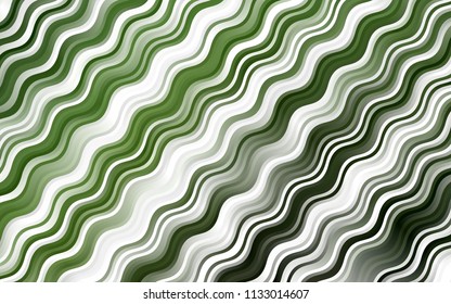 Dark Green vector background with liquid shapes. Creative illustration in halftone marble style with gradient. New composition for your brand book.