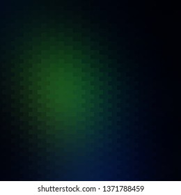 Dark Green vector background in polygonal style. Abstract gradient illustration with colorful rectangles. Pattern for commercials, ads.