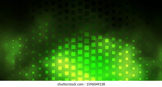 Dark Green vector background in polygonal style. Illustration with a set of gradient rectangles. Pattern for websites, landing pages.