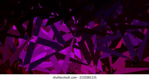 Dark green vector background with polygonal forms. Outstanding abstract illustration with range of colorful triangles. Pattern for promotions.