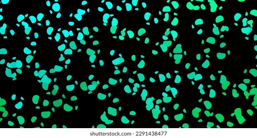 Dark green vector background with random forms. Simple design in abstract style with gradient forms. Background for cell phones.
