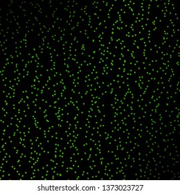 Dark Green vector background with small and big stars. Blur decorative design in simple style with stars. Best design for your ad, poster, banner.