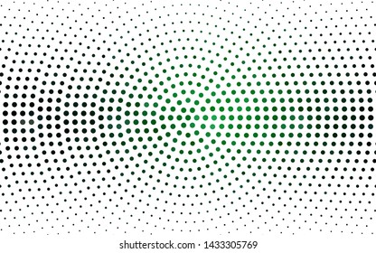 Dark Green vector  background with spots. Abstract illustration with colored bubbles in nature style. Pattern for futuristic ad, booklets.