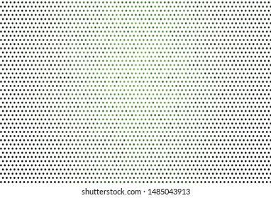 Dark Green vector background with spots. Blurred bubbles on abstract background with colorful gradient. Design for poster, banner of websites.