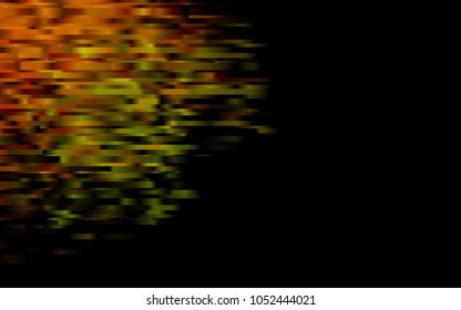 Dark Green vector background with straight lines. Modern geometrical abstract illustration with staves. Best design for your ad, poster, banner.