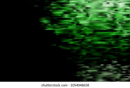 Dark Green vector background with straight lines. Shining colored illustration with narrow lines. The template can be used as a background.
