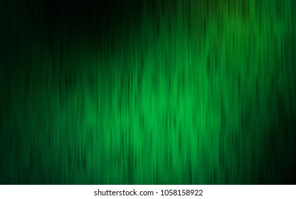 Dark Green vector background with straight lines. Decorative shining illustration with lines on abstract template. Smart design for your business advert.