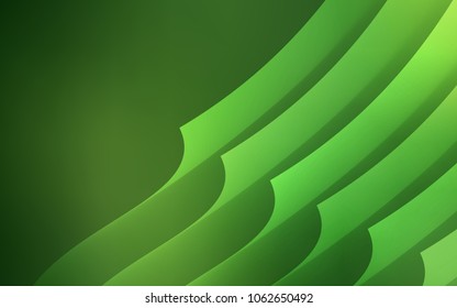 Dark Green vector background with straight lines. Modern geometrical abstract illustration with Lines. Smart design for your business advert.