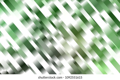 Dark Green vector background with straight lines. Decorative shining illustration with lines on abstract template. Smart design for your business advert.