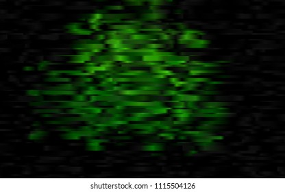 Dark Green vector background with straight lines. Glitter abstract illustration with colored sticks. The pattern can be used as ads, poster, banner for commercial.