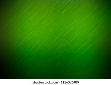 Dark Green vector background with straight lines. Lines on blurred abstract background with gradient. The pattern can be used as ads, poster, banner for commercial.