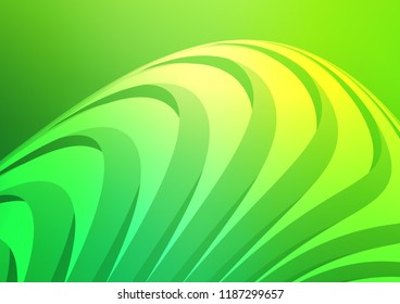 Dark Green vector background with straight lines. Modern geometrical abstract illustration with staves. The template can be used as a background.