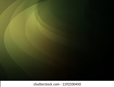Dark Green vector background with straight lines. Decorative shining illustration with lines on abstract template. The pattern can be used as ads, poster, banner for commercial.
